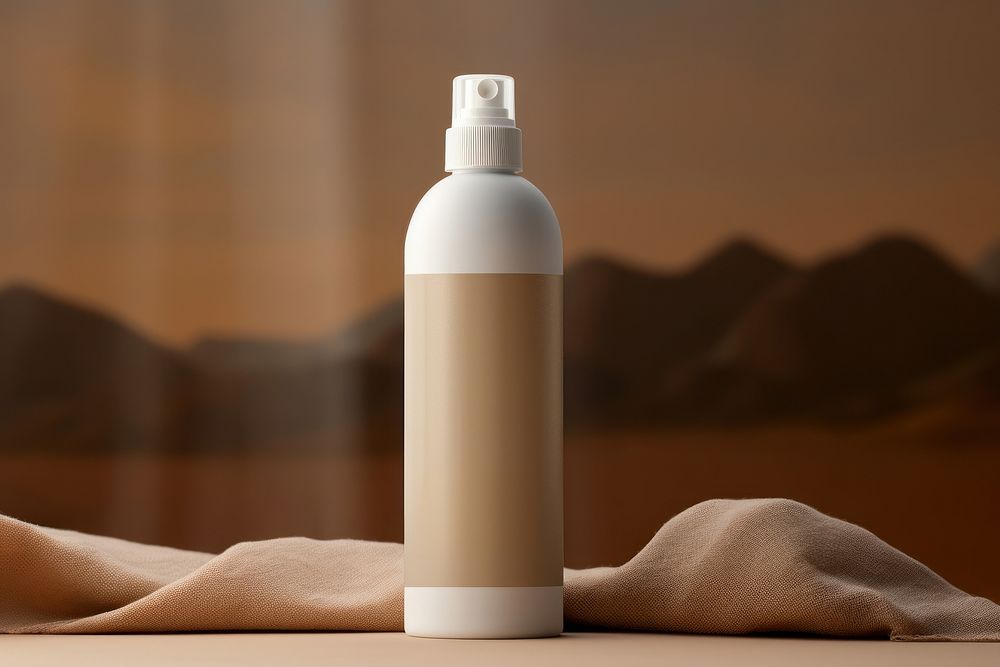 Bottle cylinder container lotion. AI generated Image by rawpixel.