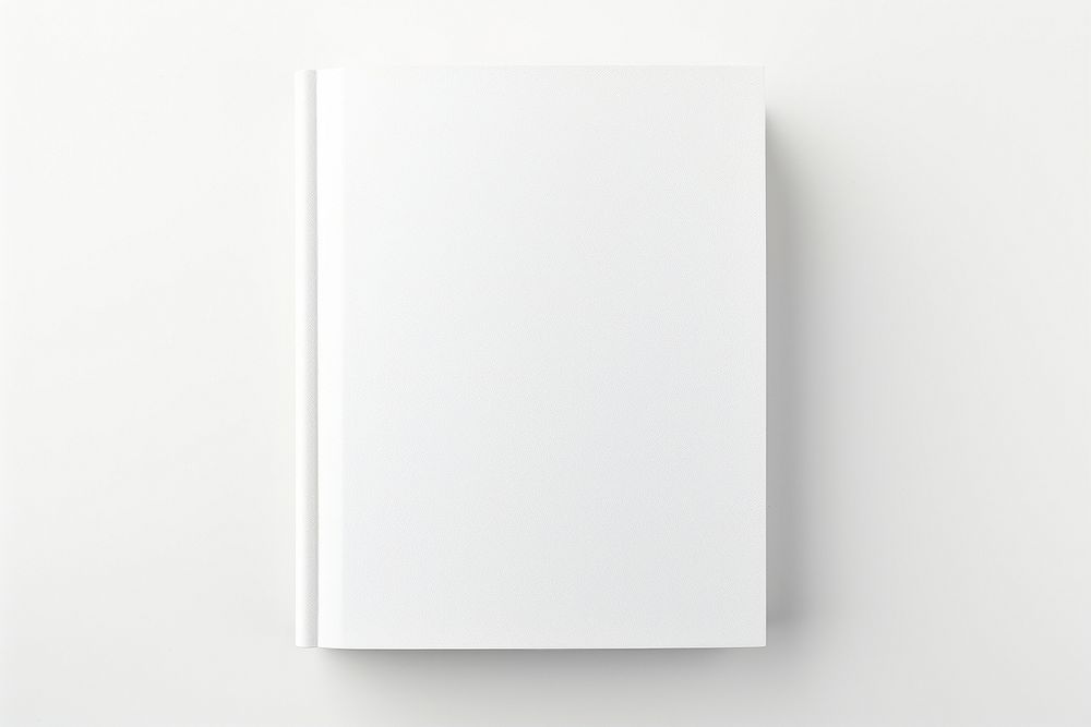 Book white white background publication. 