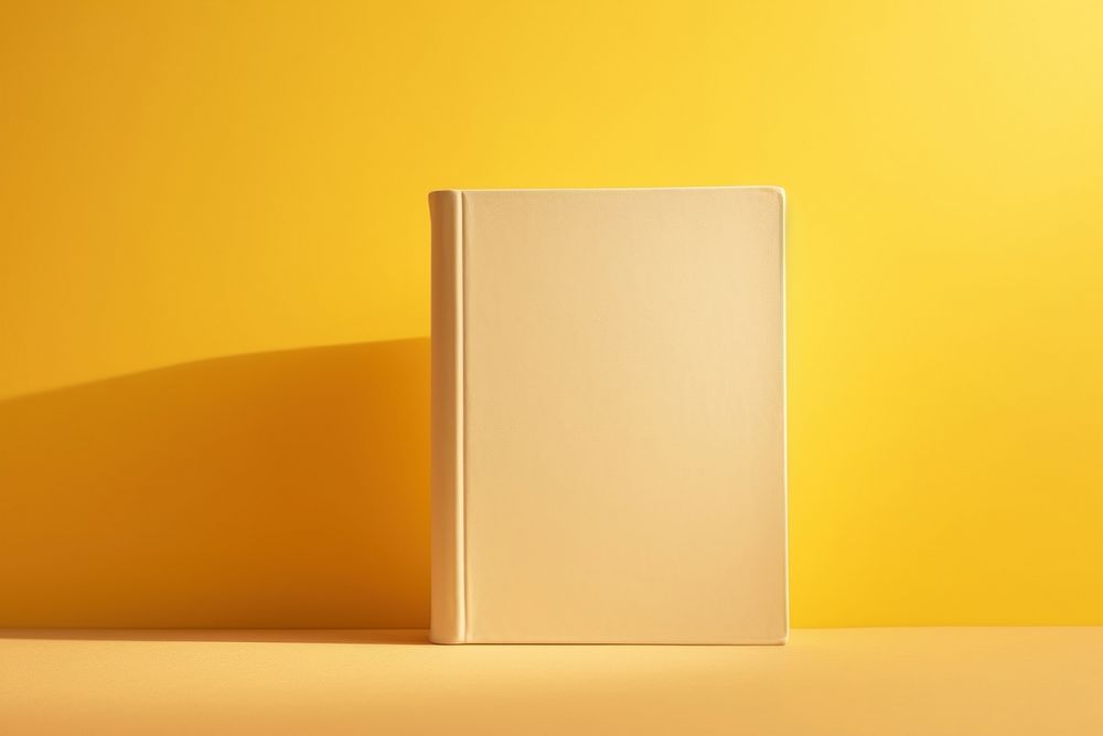 Book yellow yellow background publication. AI generated Image by rawpixel.