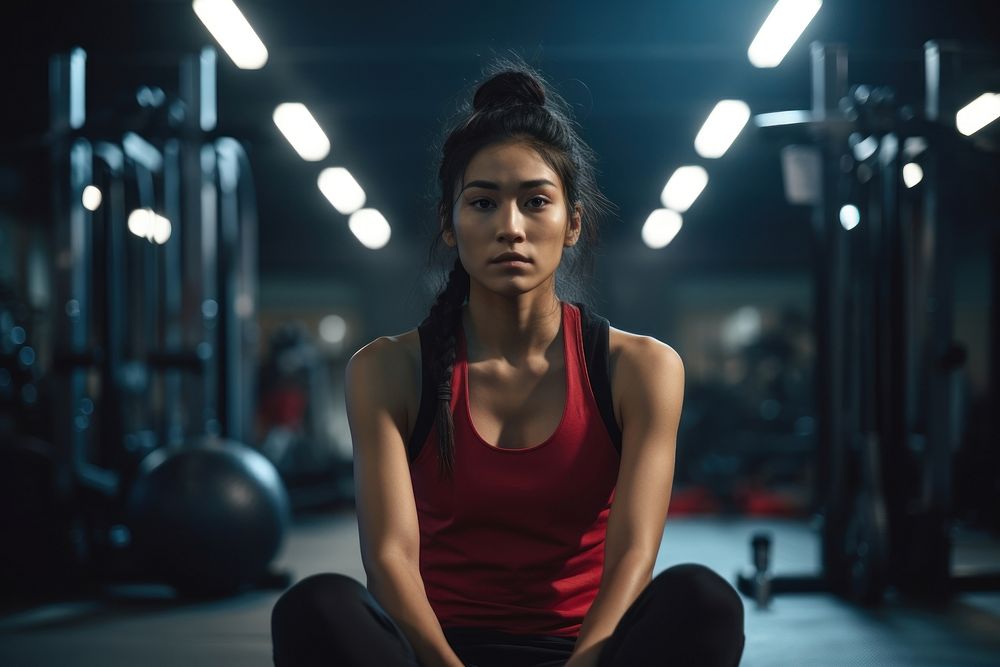 Gym sports adult woman. AI generated Image by rawpixel.