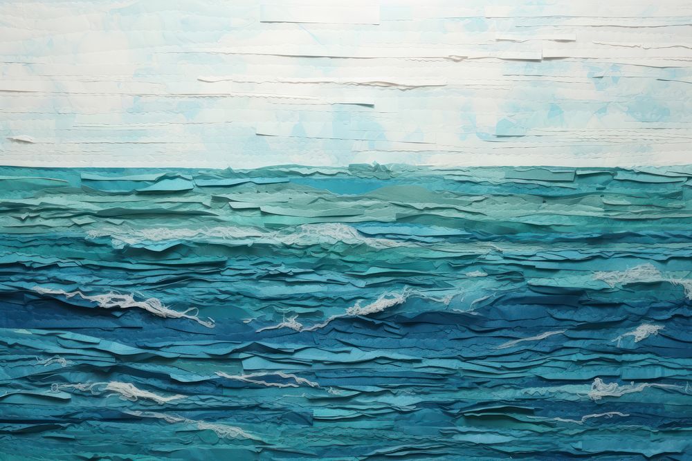 Painting ocean backgrounds texture. AI generated Image by rawpixel.