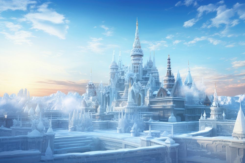 Harbin ice festival landscape outdoors nature. 