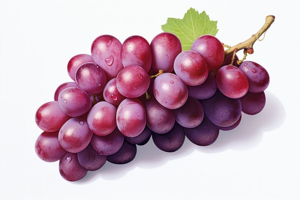 Grapes fruit plant food. 