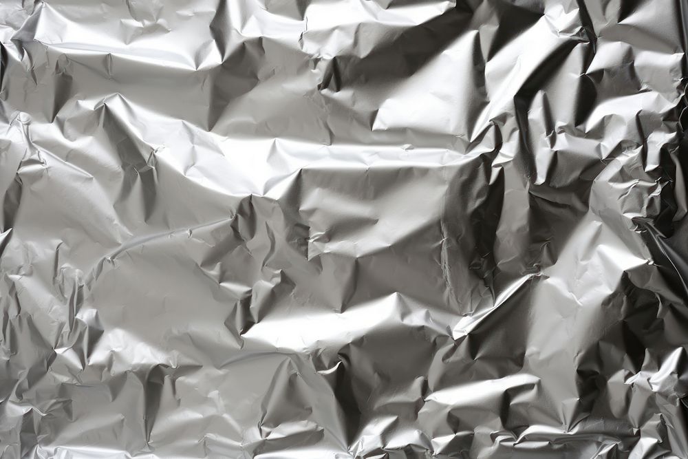 Aluminum foil Texture backgrounds textured monochrome. AI generated Image by rawpixel.