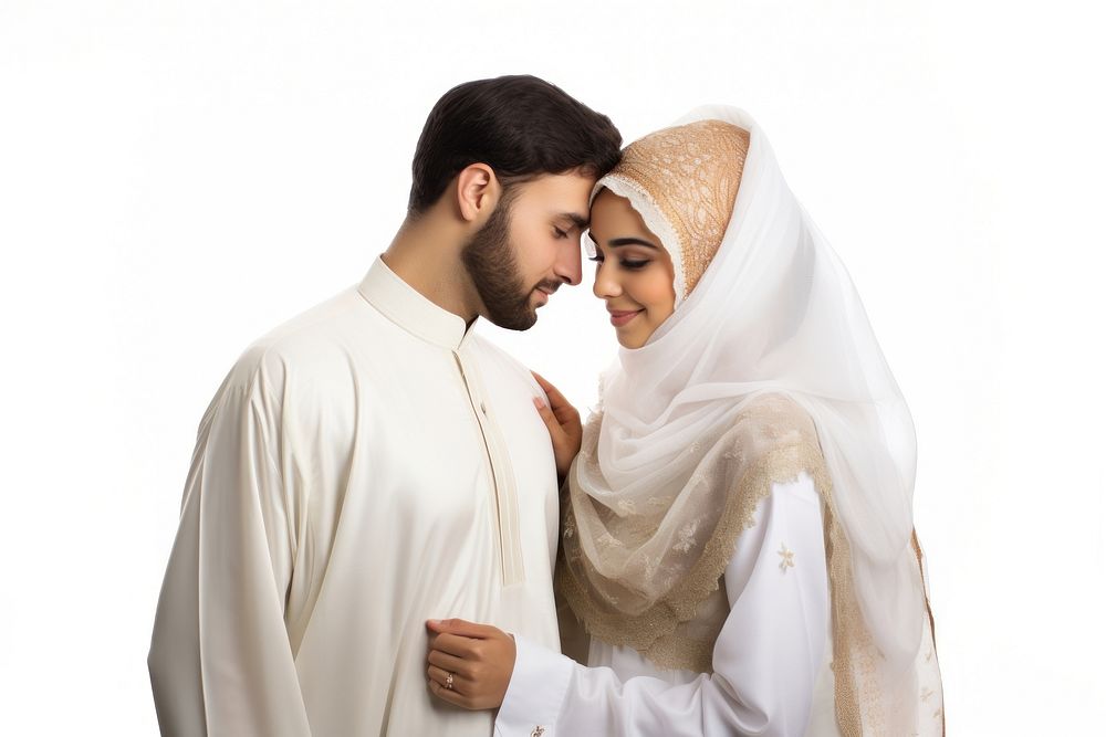 Arab wedding adult bride white. AI generated Image by rawpixel.