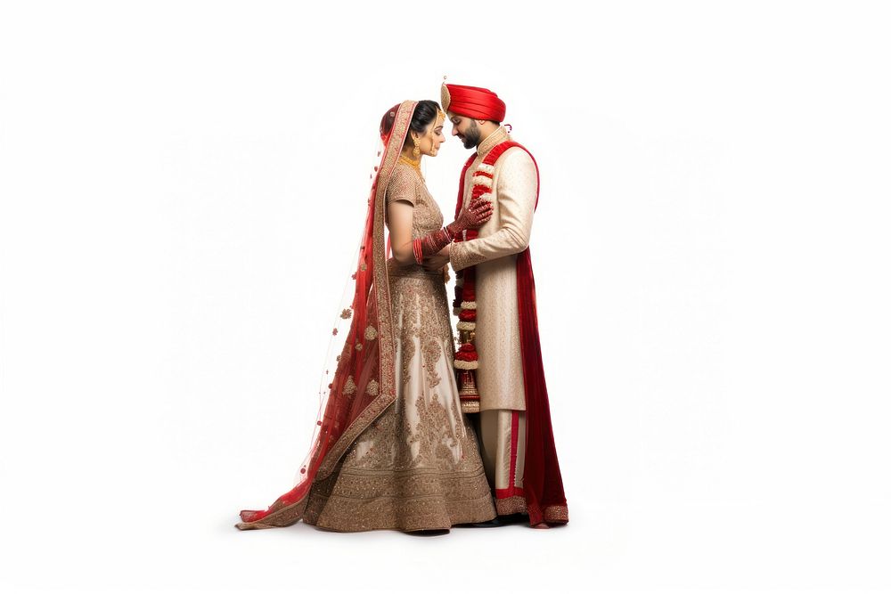 Indian wedding fashion adult bride. 