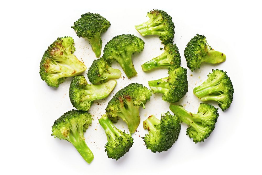 Roasted broccoli vegetable plant food. AI generated Image by rawpixel.