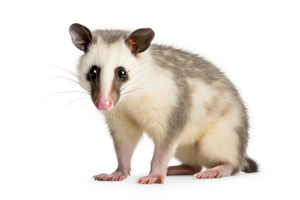 Virginia opossum wildlife animal mammal. AI generated Image by rawpixel.