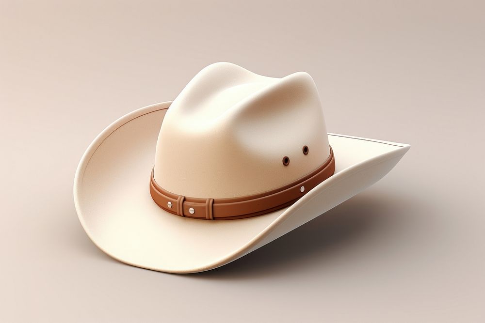 Cowboy hat headwear headgear clothing. AI generated Image by rawpixel.