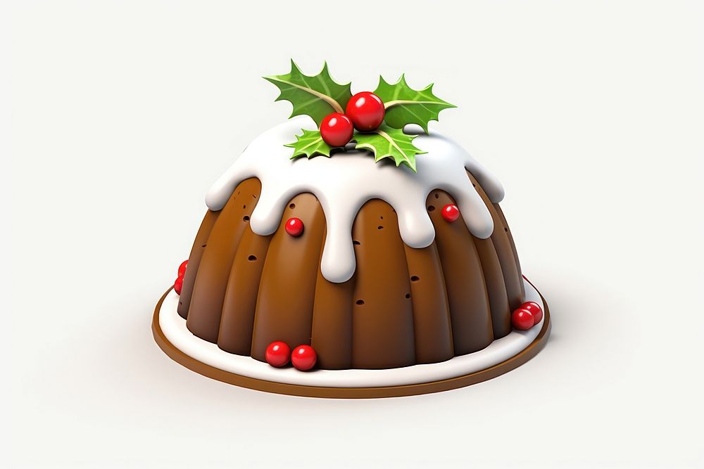 Christmas dessert icing food. AI generated Image by rawpixel.