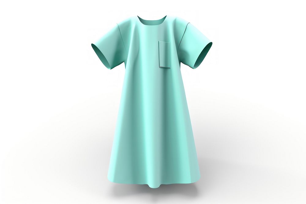 Patient gown t-shirt fashion sleeve. AI generated Image by rawpixel.