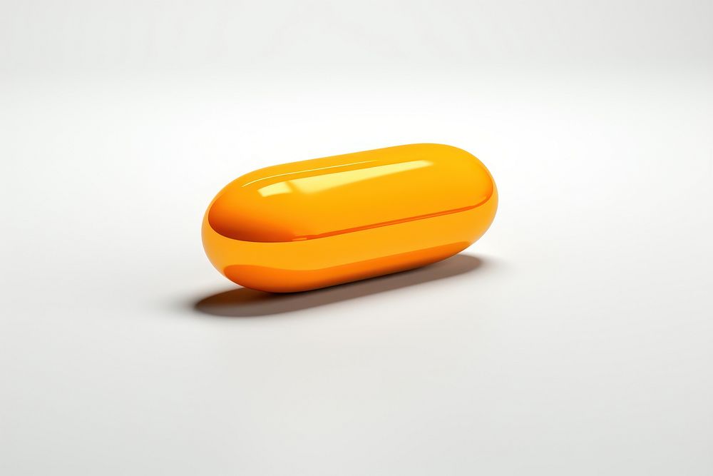 Pill capsule white background antioxidant. AI generated Image by rawpixel.