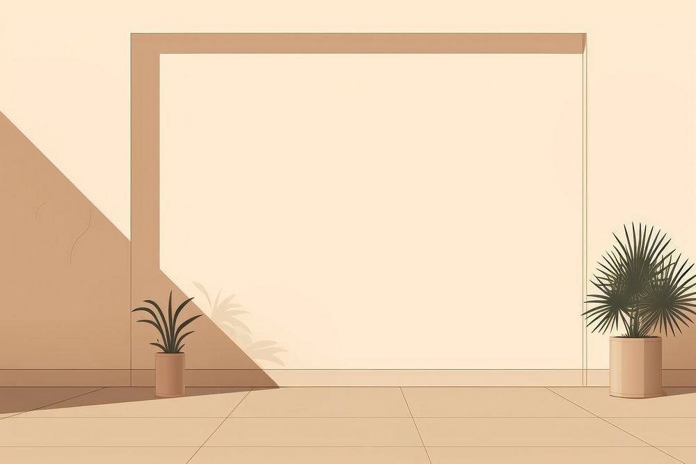 Wall backgrounds plant architecture. AI generated Image by rawpixel.