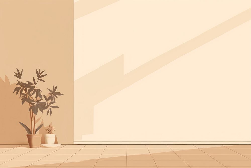 Wall architecture plant houseplant. AI generated Image by rawpixel.