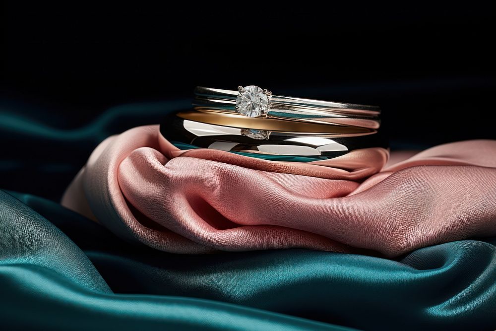 Diamond ring jewelry gold. AI generated Image by rawpixel.