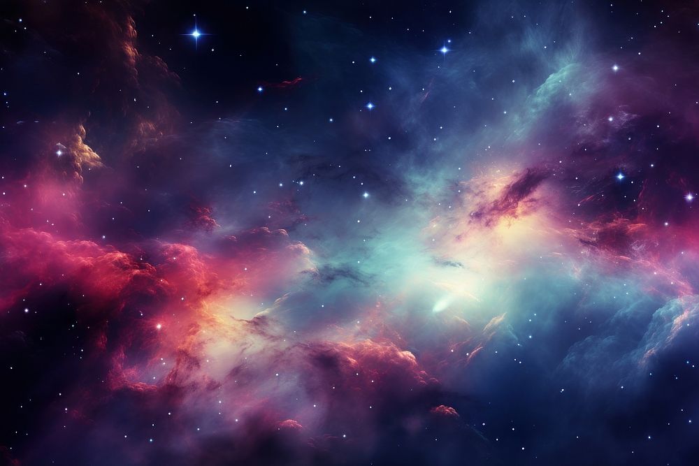 Galaxy backgrounds astronomy universe. AI generated Image by rawpixel.