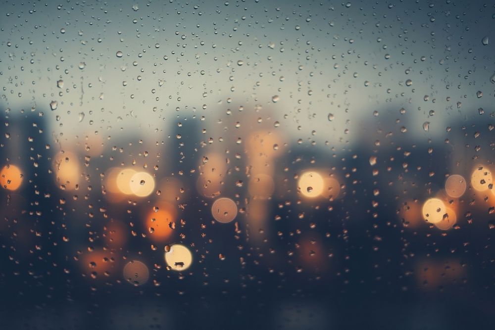 Rain city raindrop outdoors. 