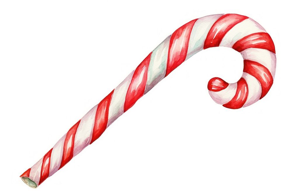 Christmas candy cane confectionery lollipop striped. AI generated Image by rawpixel.