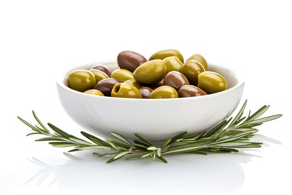 Bowl olive plant food. AI generated Image by rawpixel.