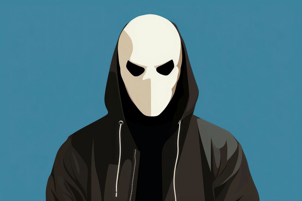 Sweatshirt adult hood face. AI generated Image by rawpixel.