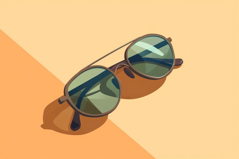Sun glasses sunglasses accessories accessory. AI generated Image by rawpixel.