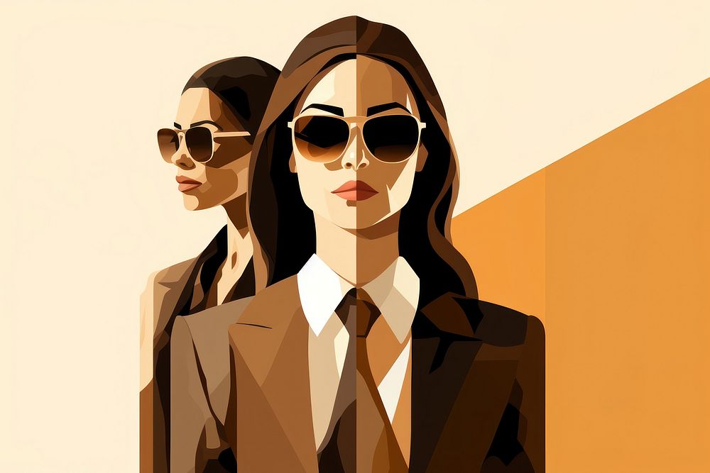 Female lawer portrait sunglasses adult. AI generated Image by rawpixel.