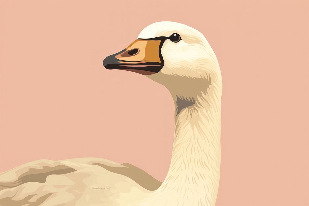 Goose animal bird beak. AI generated Image by rawpixel.