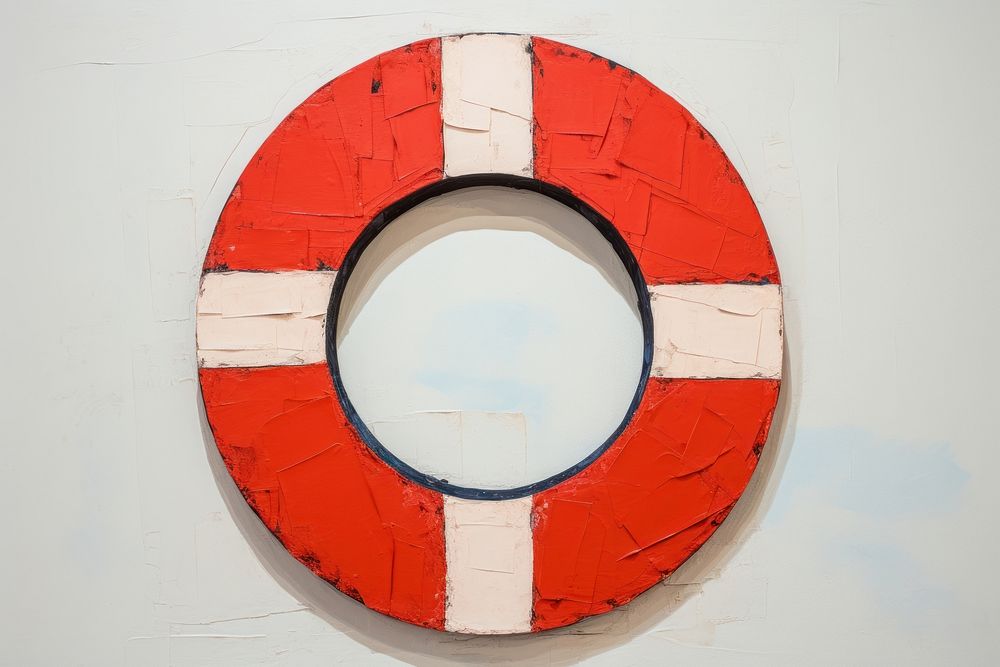 Lifebuoy art architecture protection. AI generated Image by rawpixel.