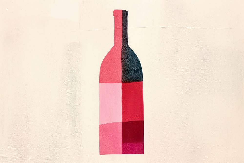Bottle wine art wine bottle. AI generated Image by rawpixel.