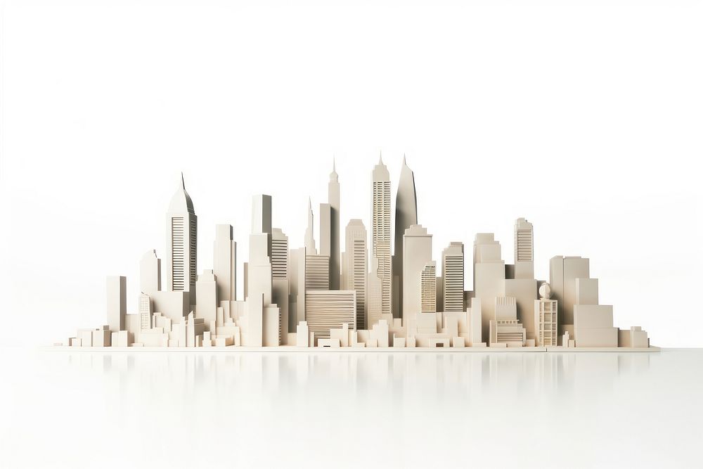 Cityscape architecture skyscraper metropolis. AI generated Image by rawpixel.