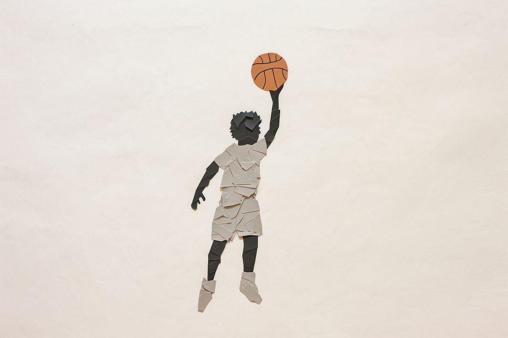 Basketball sports player kid. AI generated Image by rawpixel.