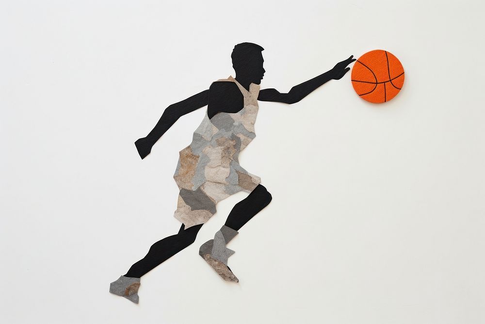 Basketball player sports basketball player. AI generated Image by rawpixel.