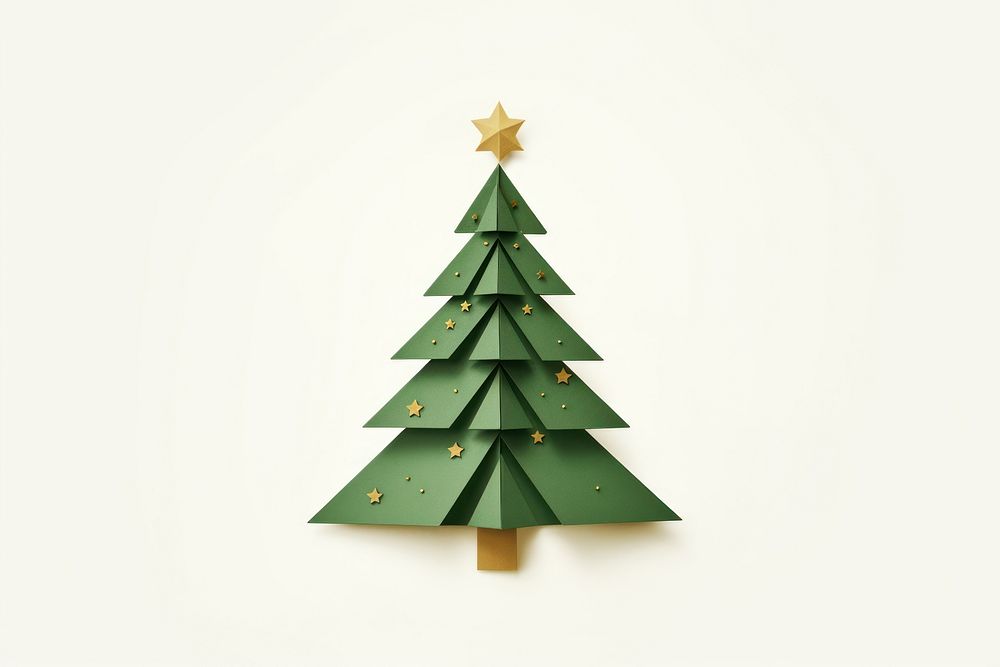 Christmas symbol tree white background. AI generated Image by rawpixel.