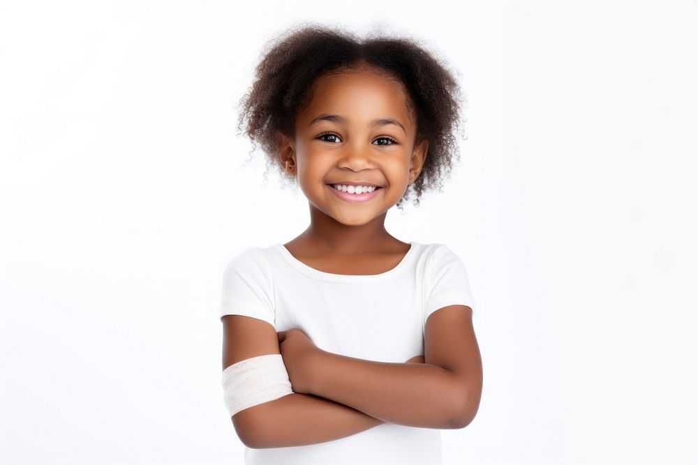 Smile portrait child white. AI generated Image by rawpixel.