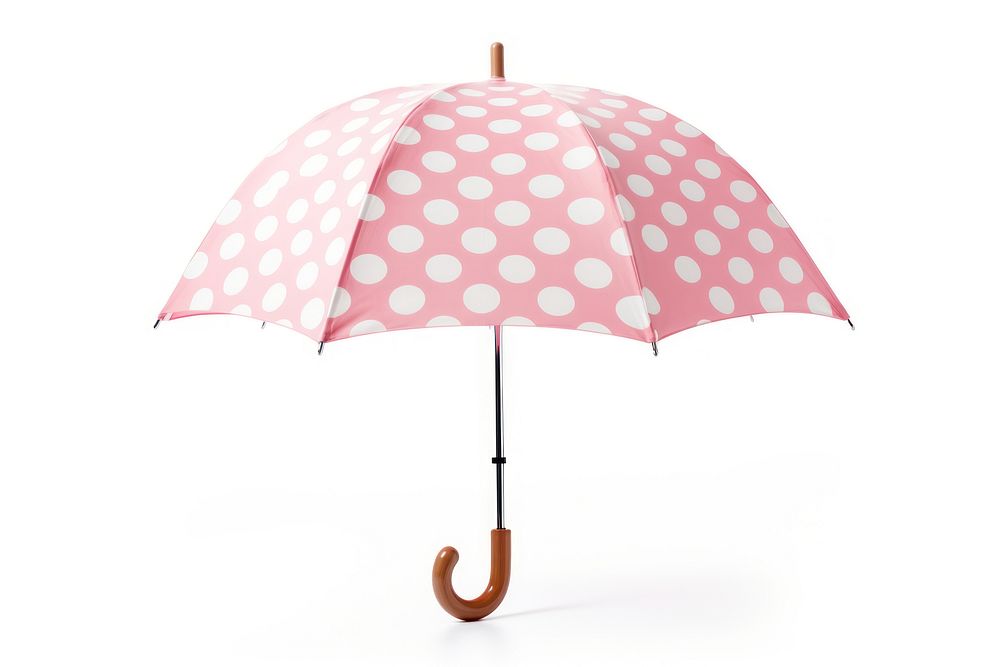 Umbrella white background protection sheltering. 