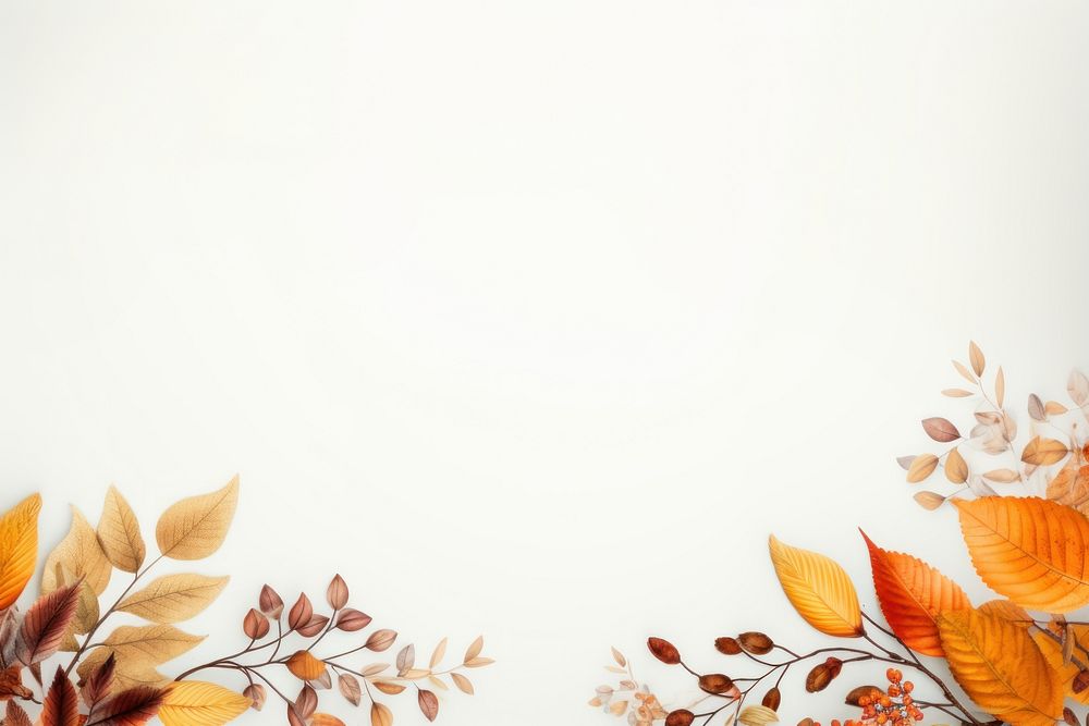 Autumn ornament backgrounds pattern plant. AI generated Image by rawpixel.