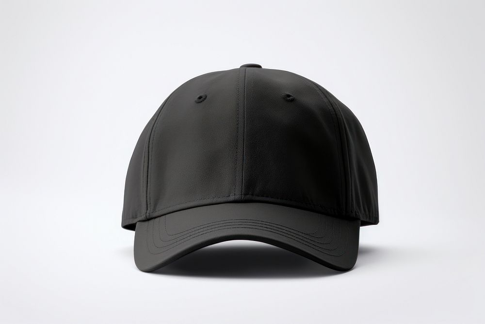 Black cap white background headgear headwear. AI generated Image by rawpixel.