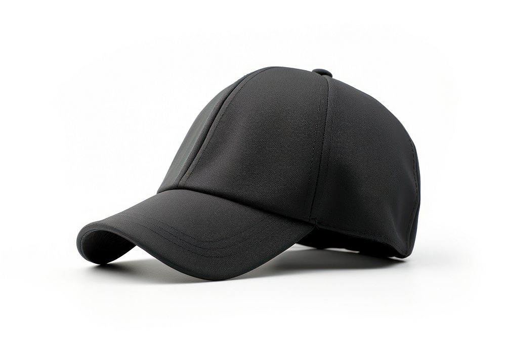 Black cap white background headwear headgear. AI generated Image by rawpixel.