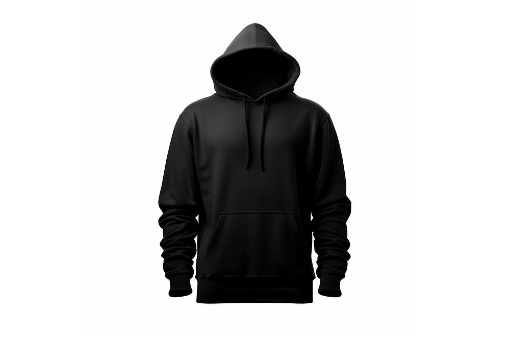 Black hoodie sweatshirt white background architecture. AI generated Image by rawpixel.
