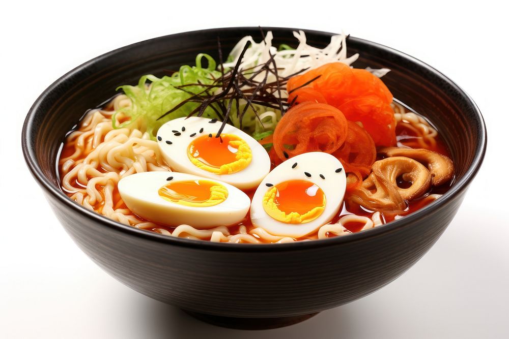 Japanese cuisine ramen food meal soup. AI generated Image by rawpixel.