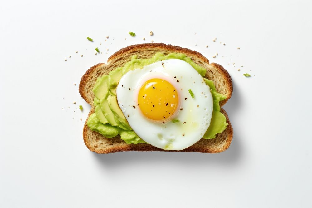 Egg bread fried food. AI generated Image by rawpixel.