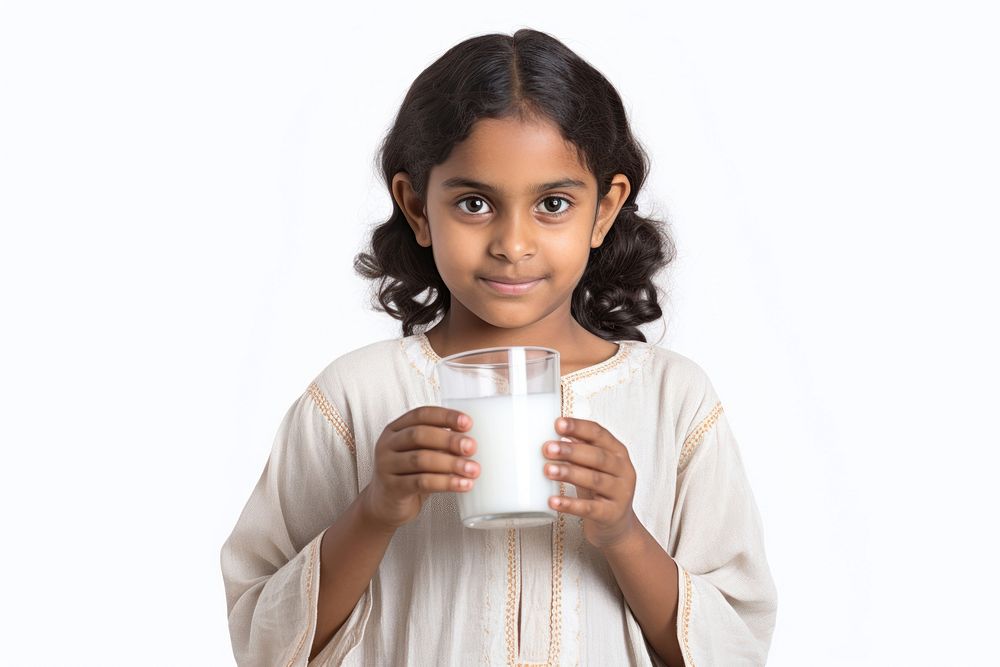 Milk drink white background refreshment. AI generated Image by rawpixel.