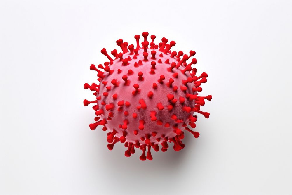 Virus white background sprinkles medicine. AI generated Image by rawpixel.