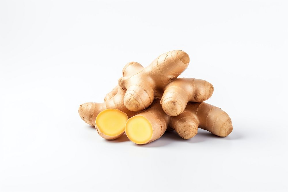 A ginger plant food white background. AI generated Image by rawpixel.