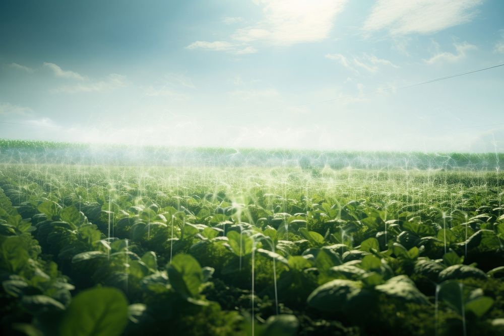 Farming agriculture backgrounds outdoors. AI generated Image by rawpixel.