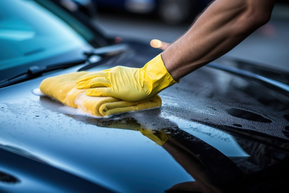 Cleaning car vehicle hand transportation. AI generated Image by rawpixel.