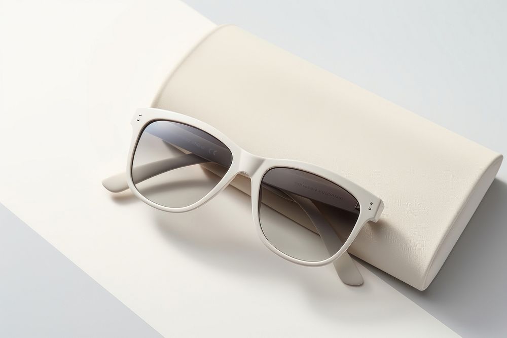 Sunglasses white accessories accessory. AI generated Image by rawpixel.