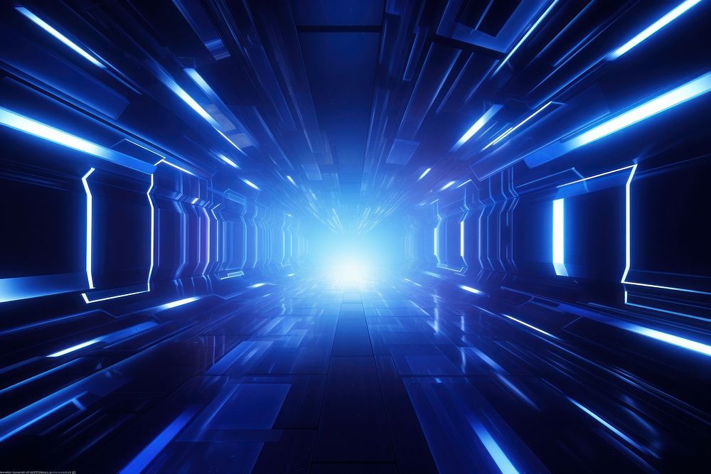 Cybernetic light backgrounds futuristic. AI | Free Photo Illustration ...