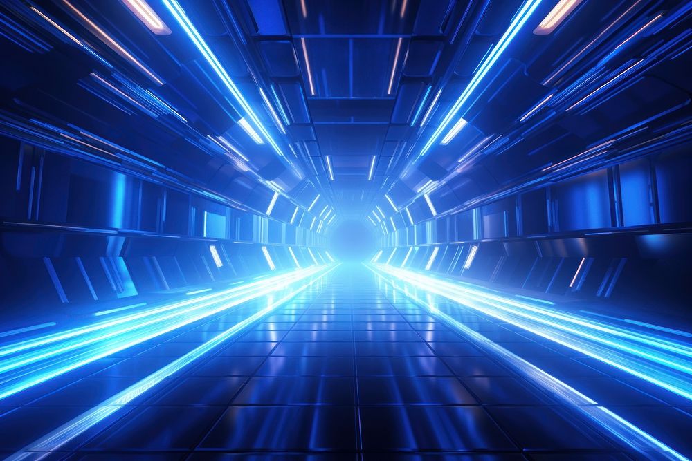 Cybernetic light backgrounds futuristic. AI generated Image by rawpixel.
