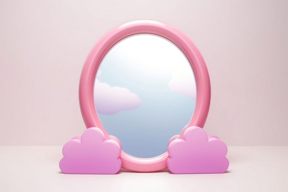 Mirror photography reflection porthole. AI generated Image by rawpixel.